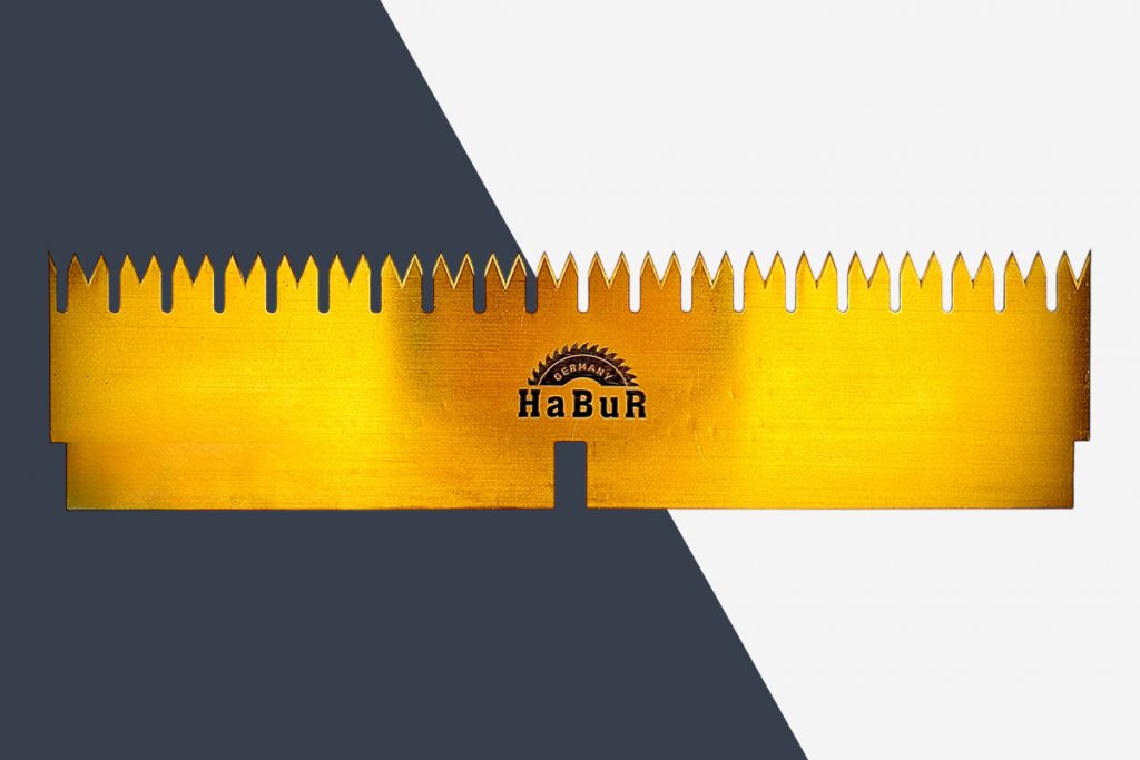 Perforationsmesser mit feiner Verzahnung TIN Beschichtet