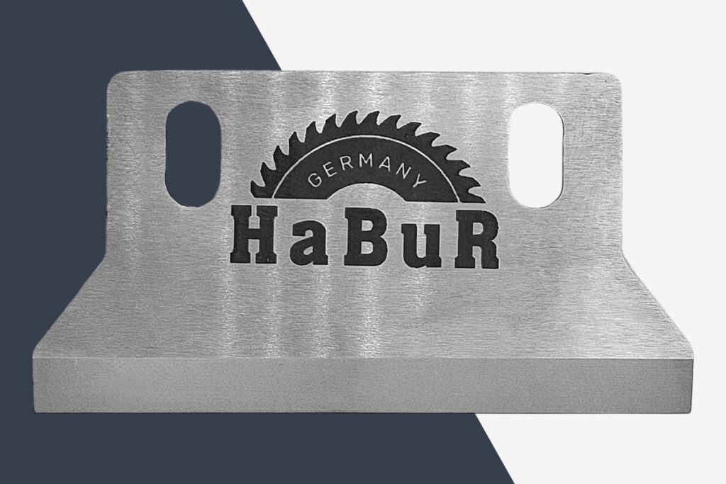 Granuliermesser aus Stahl breit